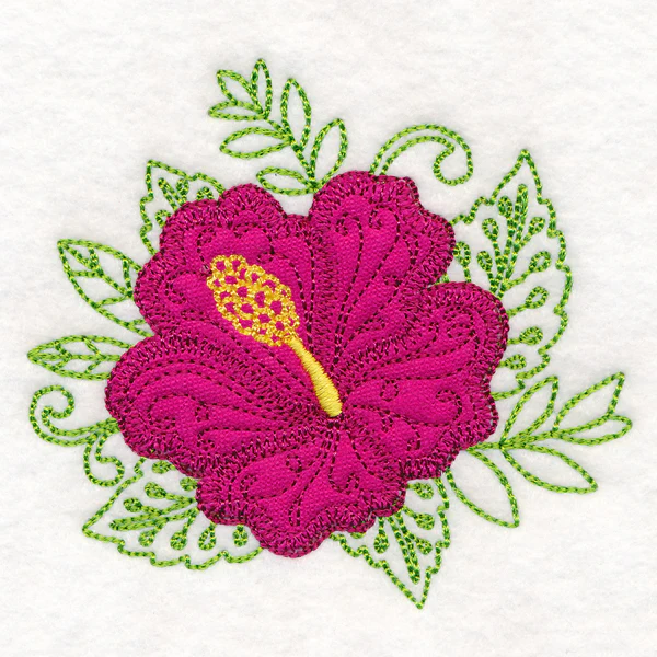 Heavenly Hibiscus (Applique) - Image 4