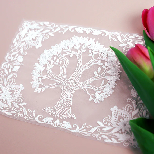 Heirloom Family Tree Doily (Organza) - Image 6