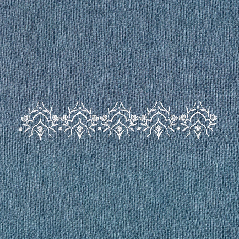 Heirloom Flowers - Border 2 (Whitework) - Image 3