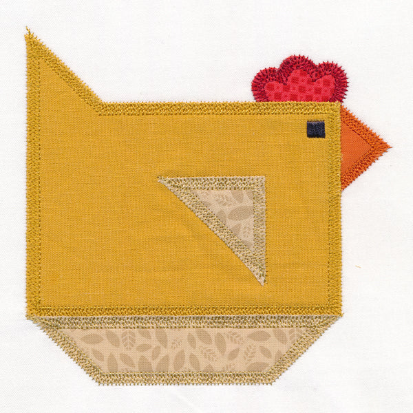 Hen Quilt Block (In-the-Hoop) - Image 2