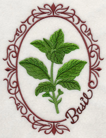 Herb Cameo - Basil - Image 2