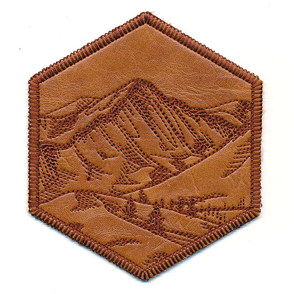 Hexagon Nature Coaster 2 (In-the-Hoop) - Image 4