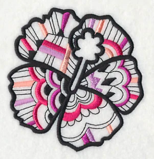 Hibiscus 1 (Blackwork) - Image 3