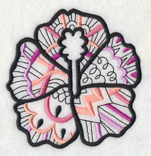 Hibiscus 2 (Blackwork) - Image 3