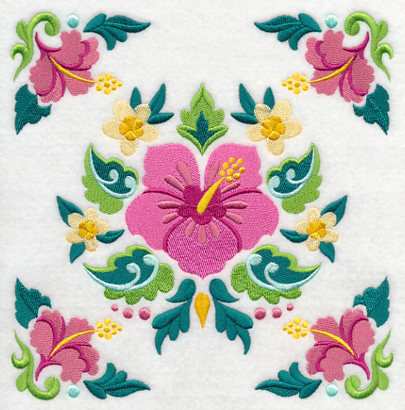 Hibiscus and Tropical Frame - Image 6
