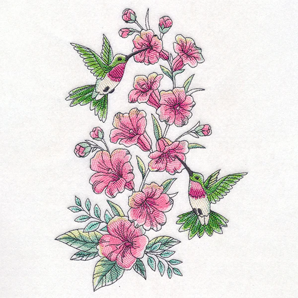 Hibiscus & Hummingbirds Garden Spray