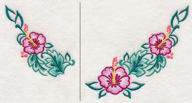 Hibiscus Neckline (V-Neck) (Split) - Image 2