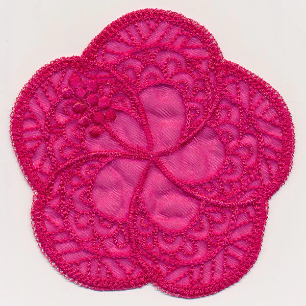 Hibiscus Organza Accent (In-the-Hoop) - Image 3