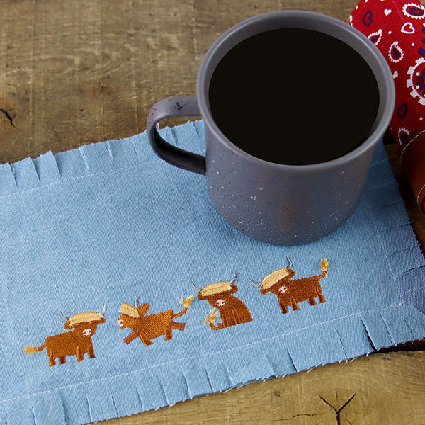 Highland Cow Border (Fringe) - Image 4