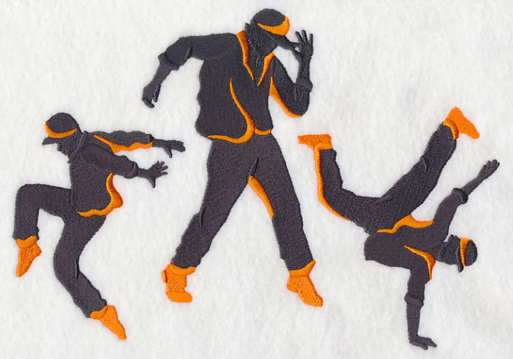 Hip-Hop Silhouette Trio - Male - Image 4