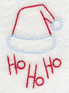 Ho Ho Ho Santa Cap (Vintage) - Image 2