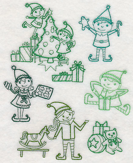 Ho-Ho-Holiday Helpers Medley (Vintage) - Image 3