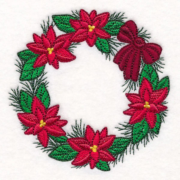 Holiday Cheer Wreaths - Poinsettia - Image 2