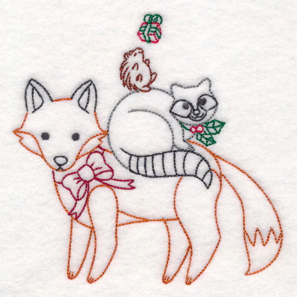 Holiday Fox and Friends Stack (Vintage) - Image 4