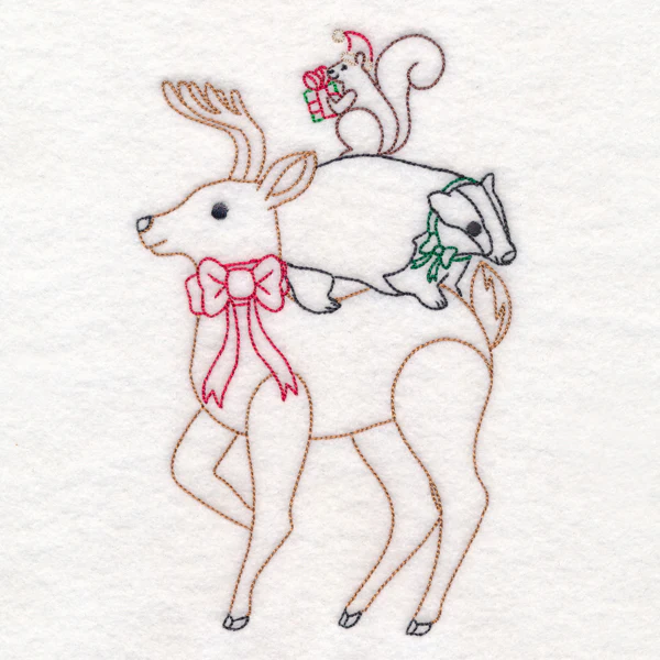 Holiday Reindeer and Friends Stack (Vintage) - Image 2