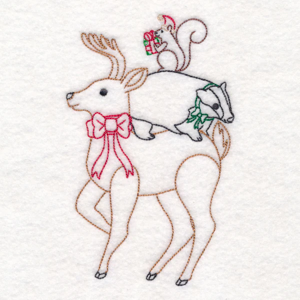 Holiday Reindeer and Friends Stack (Vintage) - Image 3