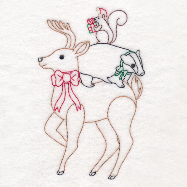 Holiday Reindeer and Friends Stack (Vintage) - Image 5