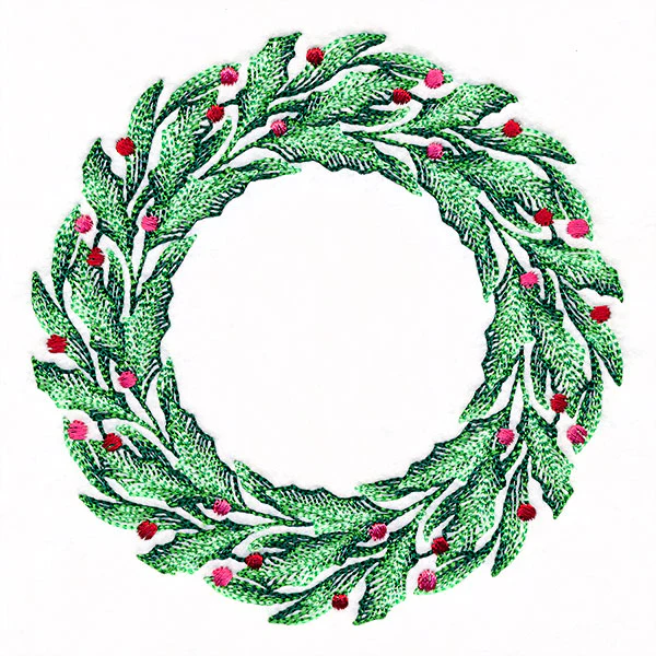 Holly & Berries Christmas Wreath - Image 7