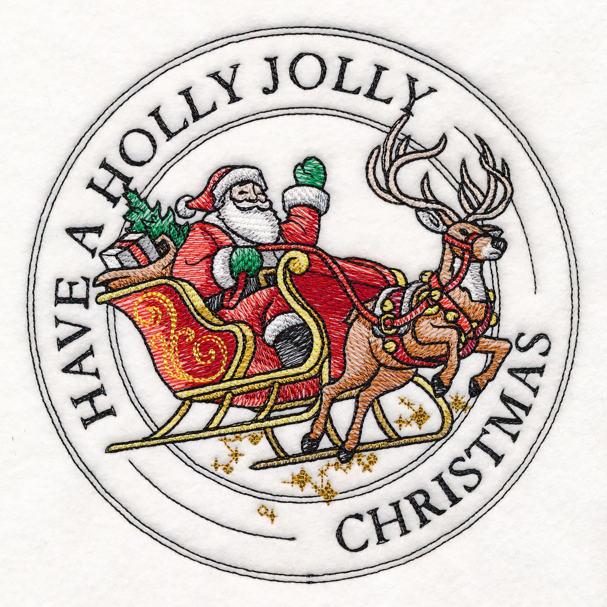 Holly Jolly Christmas Stamp - Image 3