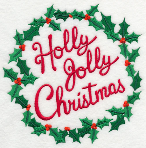 Holly Jolly Christmas Wreath - Image 2