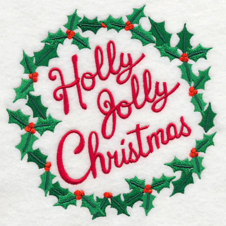 Holly Jolly Christmas Wreath - Image 3