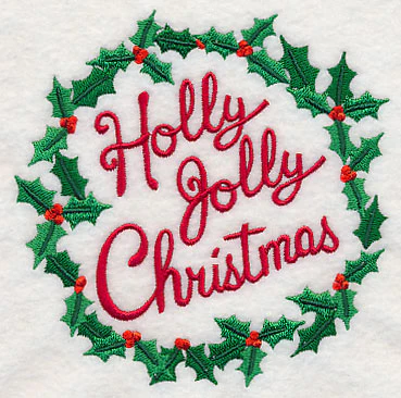 Holly Jolly Christmas Wreath - Image 4