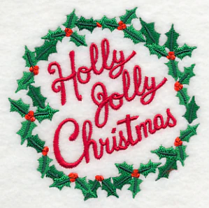 Holly Jolly Christmas Wreath - Image 5
