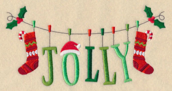 Holly Jolly Clothesline - Image 2