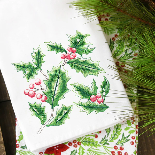 Holly-Jolly Holly Sketch - Image 2