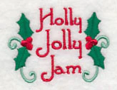Holly Jolly Jam Jar Cover - Image 2