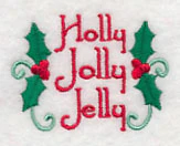 Holly Jolly Jelly Jar Cover - Image 2