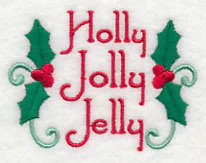 Holly Jolly Jelly Jar Cover - Image 3