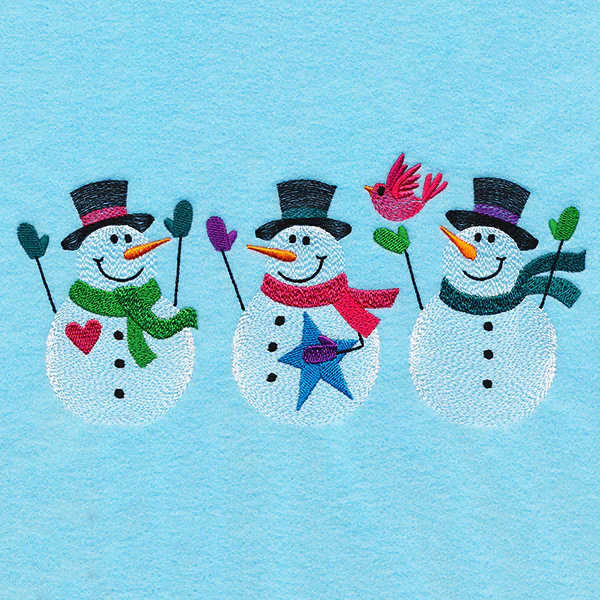 Holly Jolly Snowman Trio - Image 2