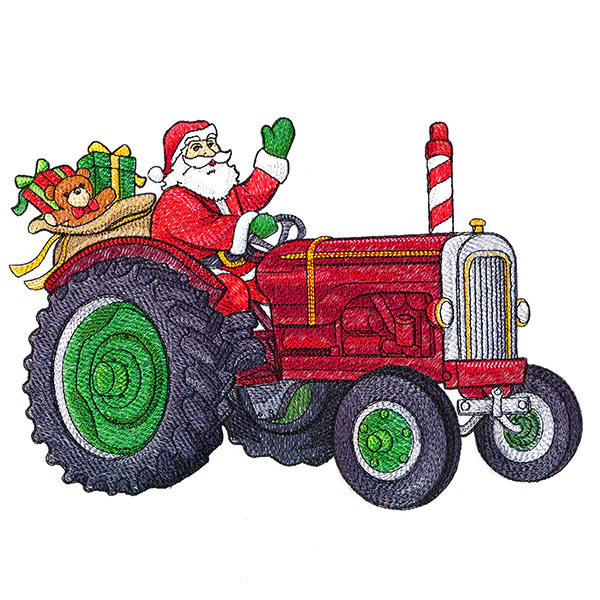 Holly Jolly Tractor Ride Santa - Image 7