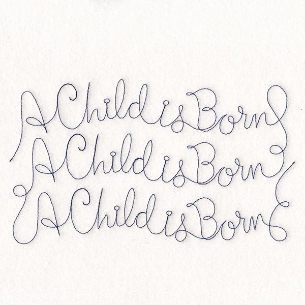 Holy Christmas Phrases - A Child is Born (Edge-to-Edge Quilting) - Image 3