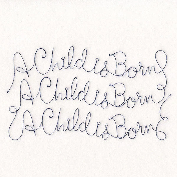 Holy Christmas Phrases - A Child is Born (Edge-to-Edge Quilting) - Image 4
