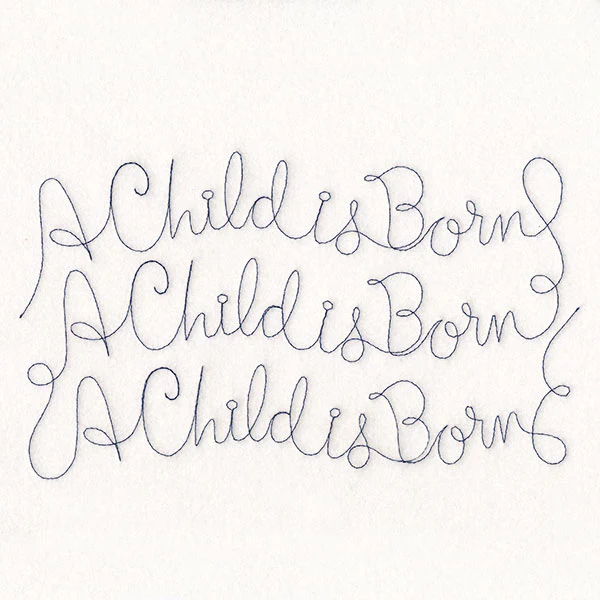 Holy Christmas Phrases - A Child is Born (Edge-to-Edge Quilting) - Image 5