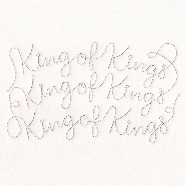 Holy Christmas Phrases - King of Kings (Edge-to-Edge Quilting)