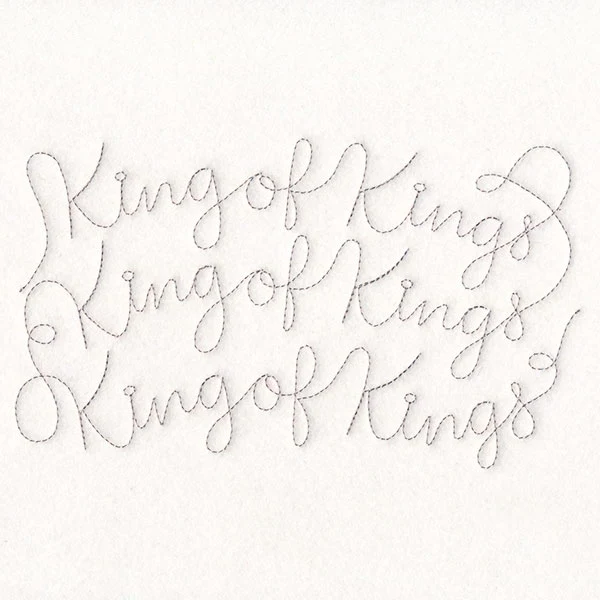 Holy Christmas Phrases - King of Kings (Edge-to-Edge Quilting) - Image 3