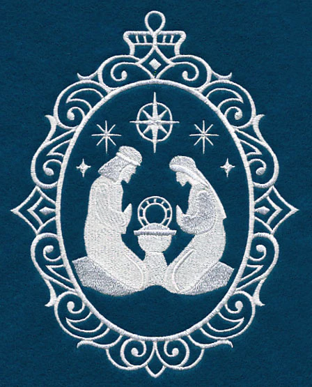 Holy Family Cameo (Whitework) - Image 2