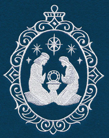 Holy Family Cameo (Whitework) - Image 3