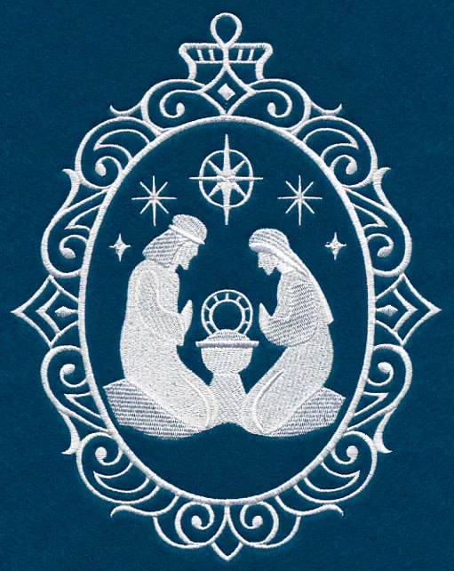 Holy Family Cameo (Whitework) - Image 5