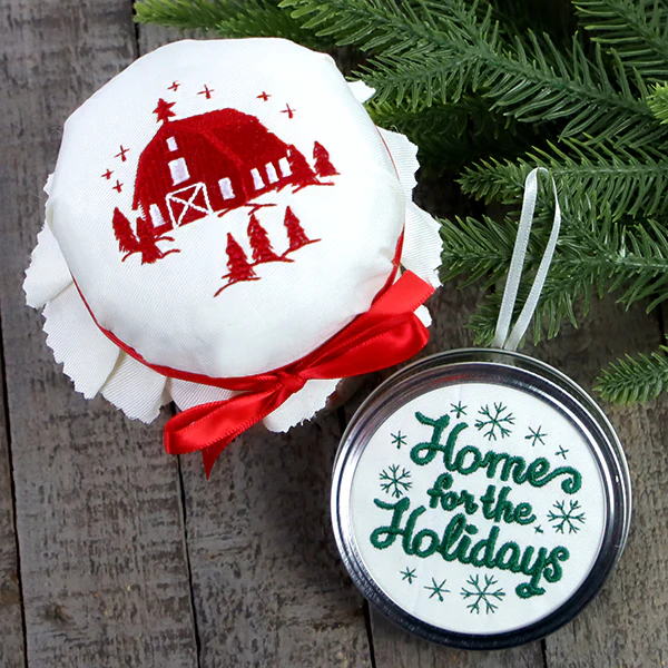Home for the Holidays Jar Topper - Image 4