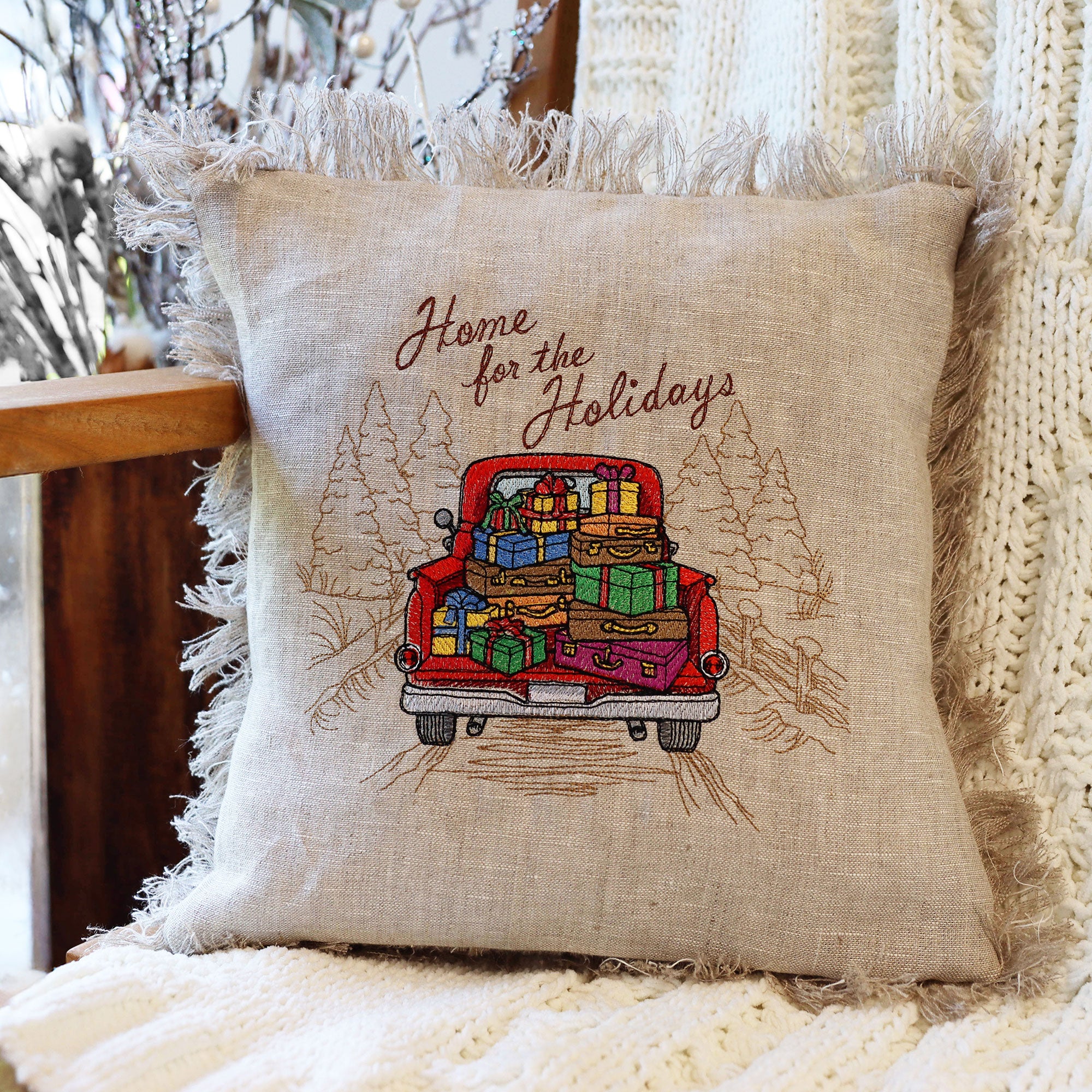 Home for the Holidays Retro Truck