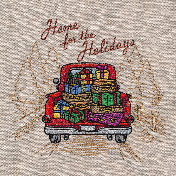 Home for the Holidays Retro Truck - Image 5