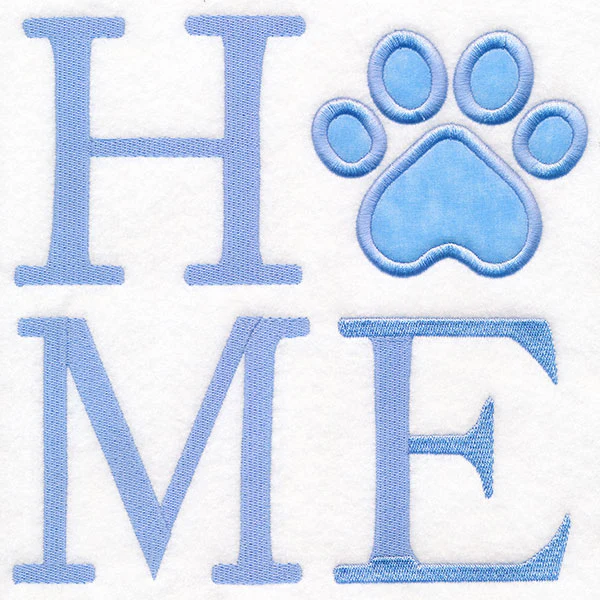HOME Paw Print (Applique) - Image 11