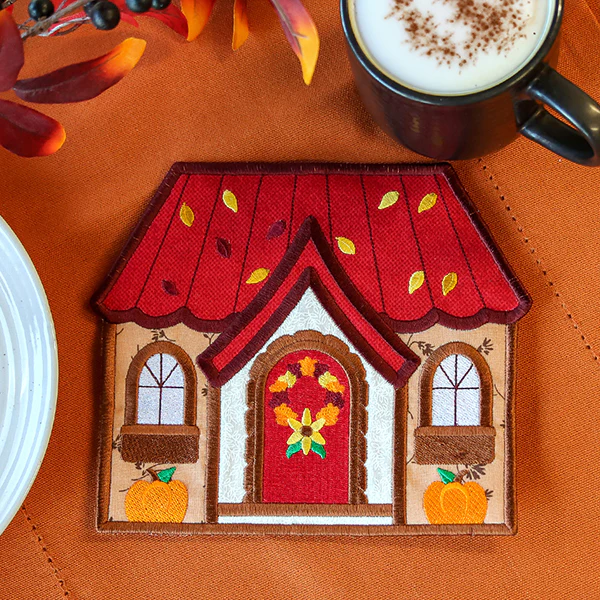 Home Sweet Autumn Home Trivet (In-the-Hoop) - Image 13
