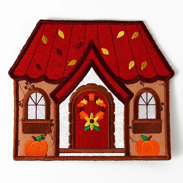Home Sweet Autumn Home Trivet (In-the-Hoop) - Image 5
