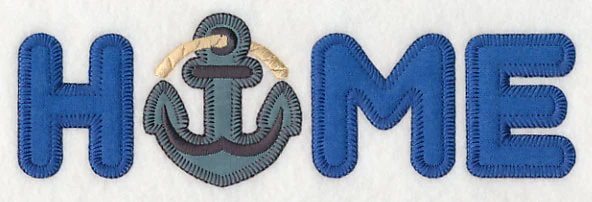 Home with Anchor (Heirloom Applique) - Image 3