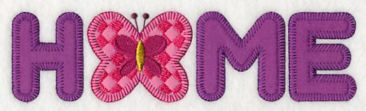 Home with Butterfly (Heirloom Applique) - Image 4